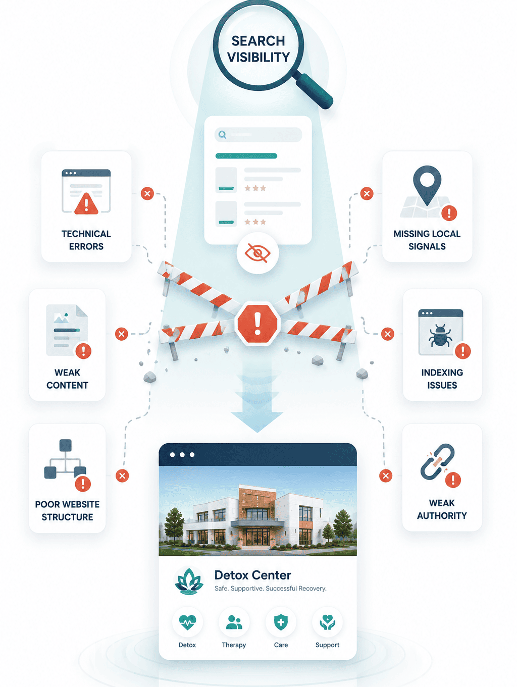Our Treatment Center Content Optimization Process