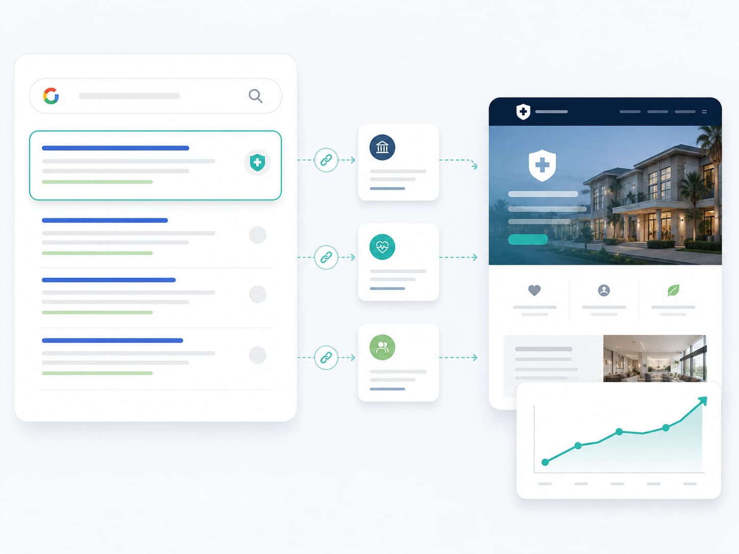 We Build Links That Improve Your Treatment Center Search Visibility
