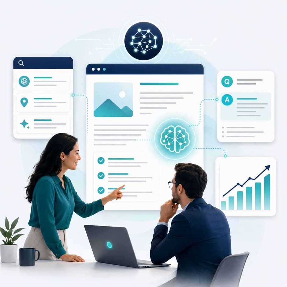 How AI Content Optimization Supports AI SEO, GEO, AEO, and LLM SEO