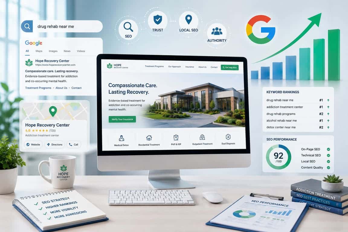 How to Improve Google Rankings for a Drug Rehab Website