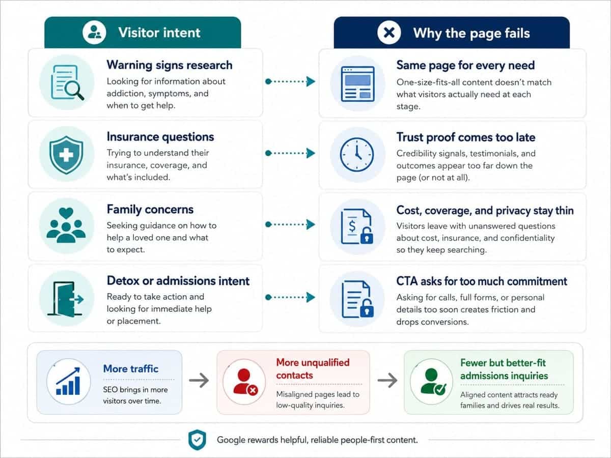 Why SEO Traffic Fails To Produce Qualified Admissions Inquiries