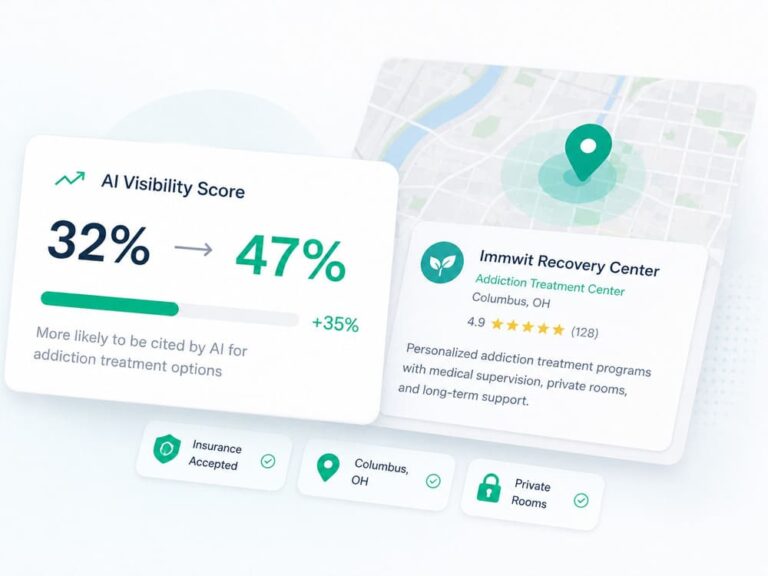 Get cited when people ask AI for addiction treatment options