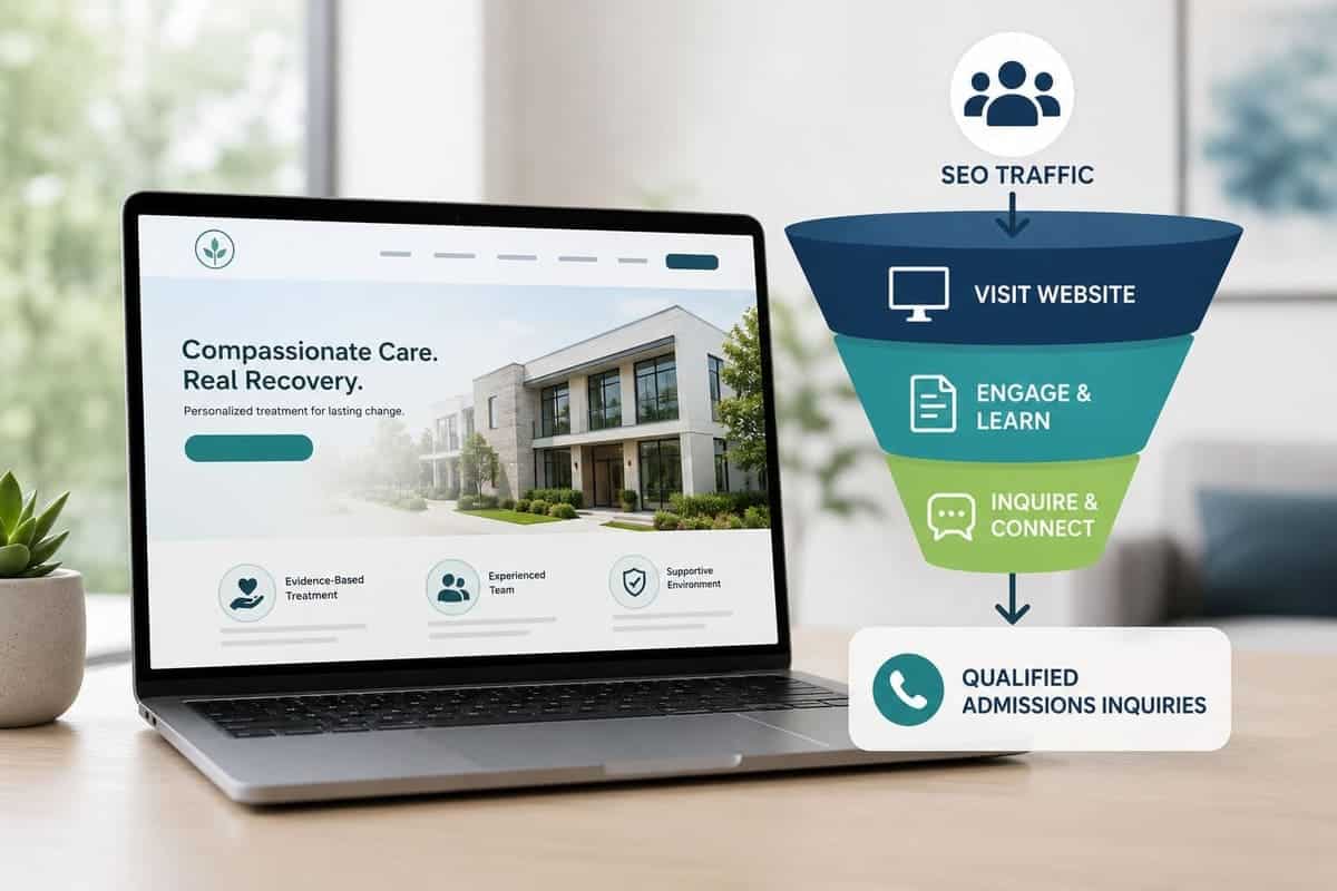 How Rehab Centers Can Convert SEO Traffic into Qualified Admissions Inquiries