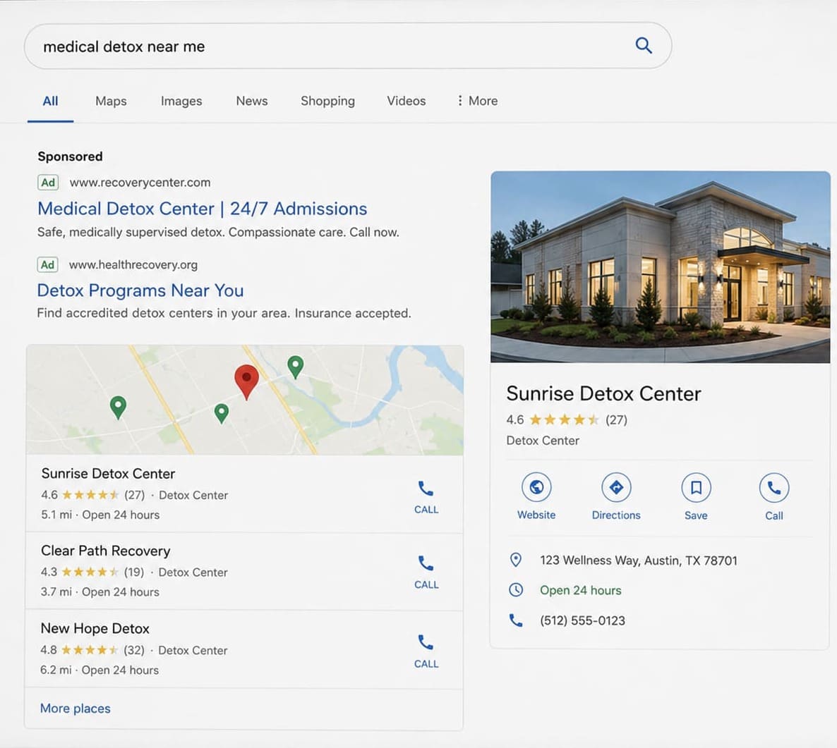 Why Rehab Centers Lose Local Search Visibility