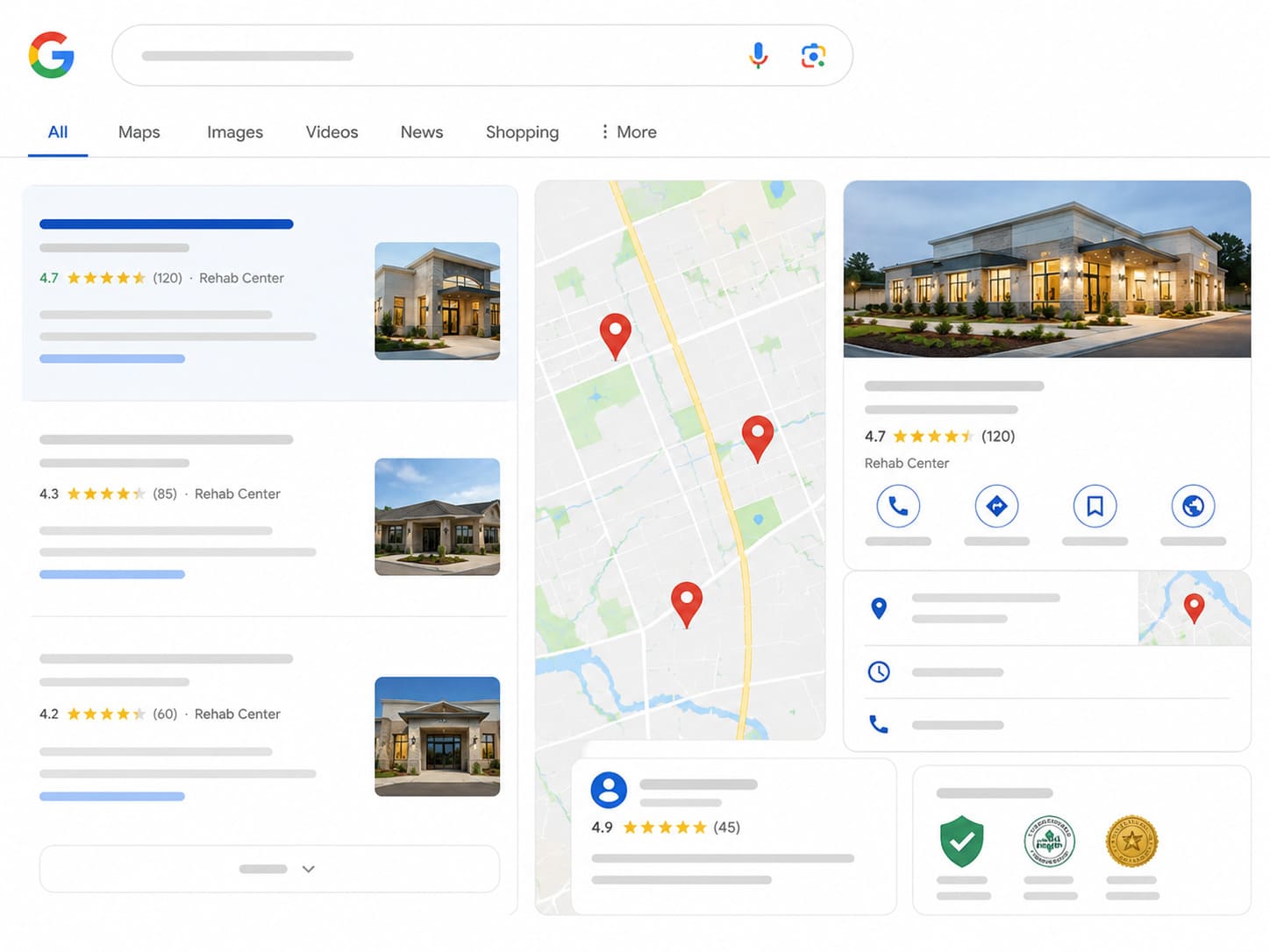 How Google Local Rankings Work for Rehab Centers