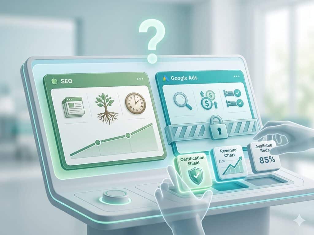 SEO or Google Ads: Where Should a Rehab Center Invest First?